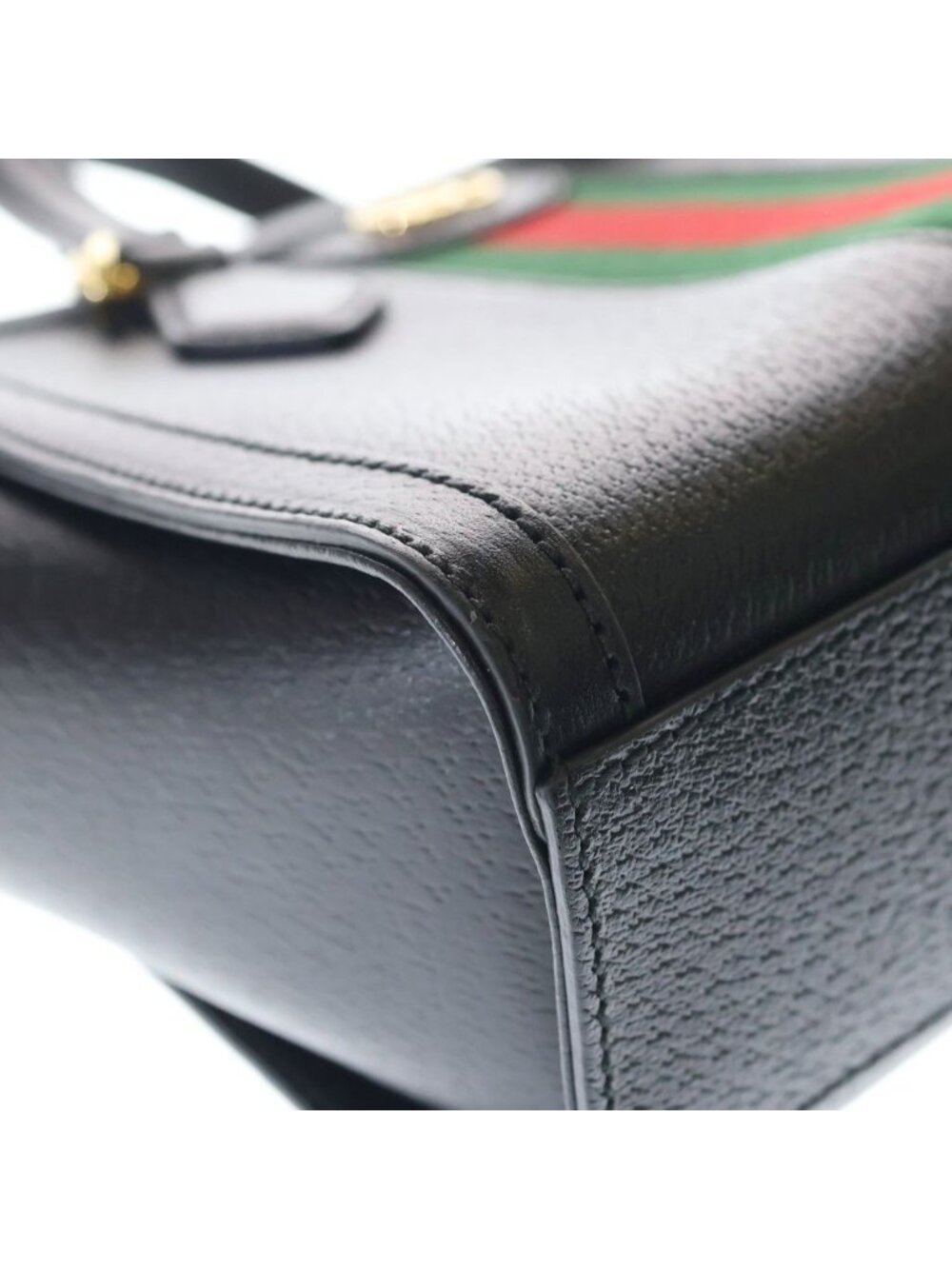 Gucci Ondia 2-Way Shoulder Bag Black Leather Gold - Picture 5 of 8